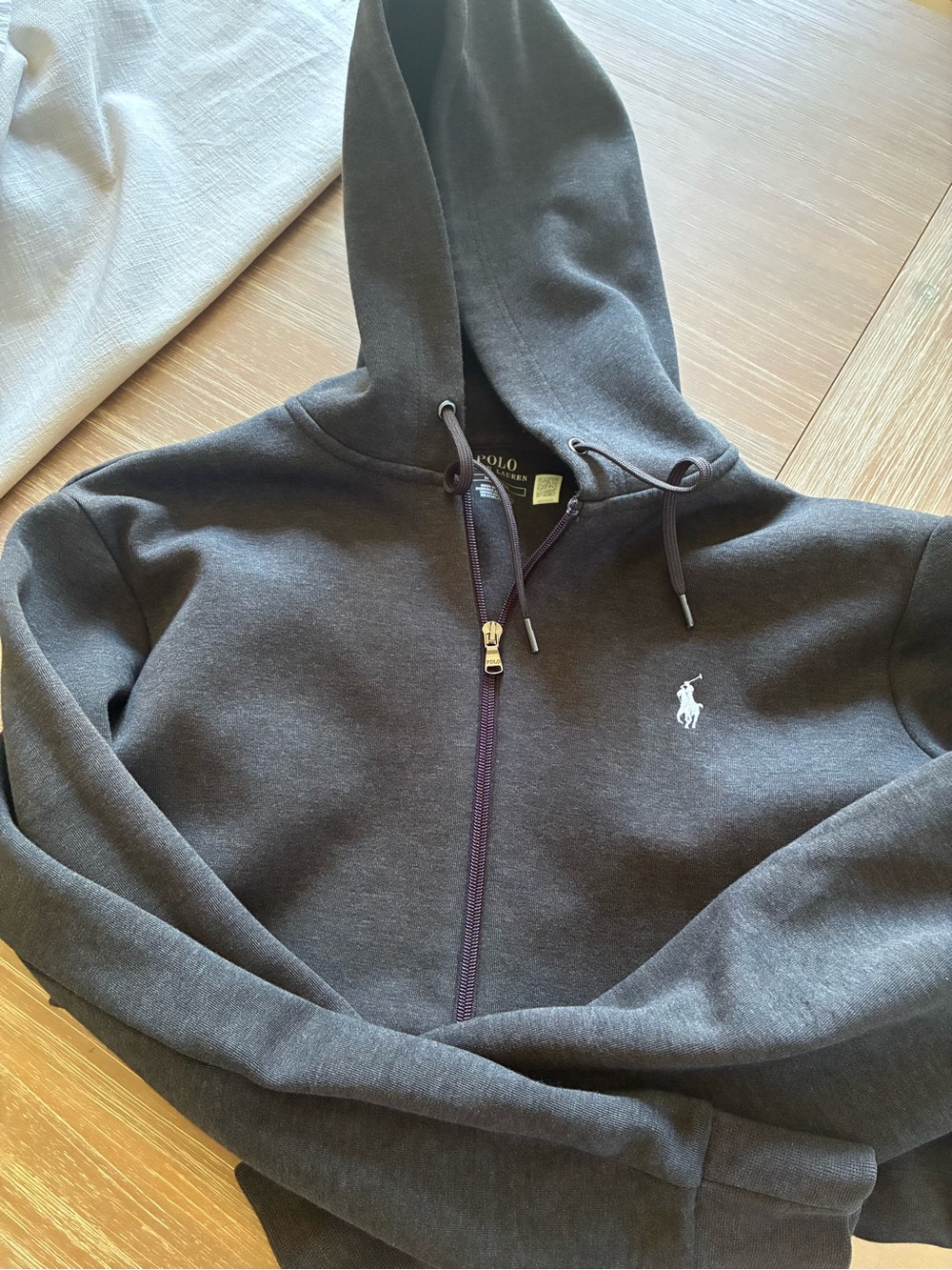 NEW, Sz M, MENS RALPH LAUREN ZIP UP HOODED JACKET!